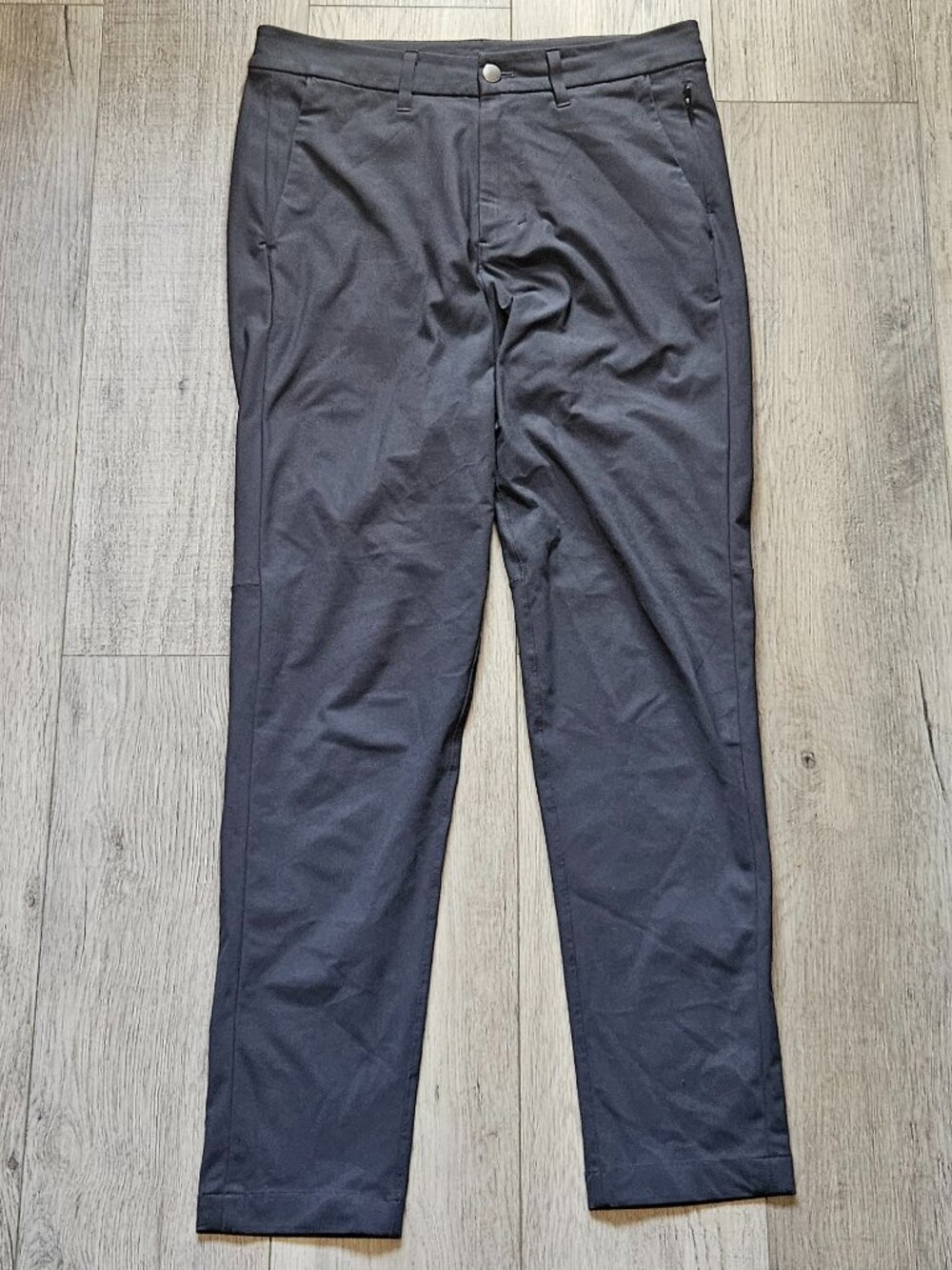 Lululemon Mens Size 30 Commission Pant Slim Warpstreme Charcoal Grey LM5522S 30